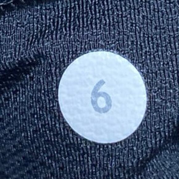 Lululemon Run For Your Life Black Skinny Fitness Running Crop Leggings Pants 6 - Picture 5 of 5